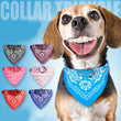 Print PU Leather Neckerchief Dog Pet Supplies