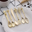 6pcs Vintage Spoons Fork Tableware