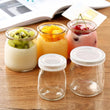 100/200ml Glass Bottle Drinking Milk Jar